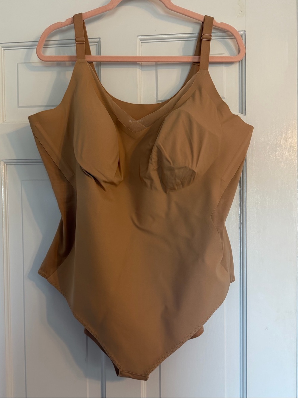 Honeylove CrossOver Cami Bodysuit Sand Shapewear 4X